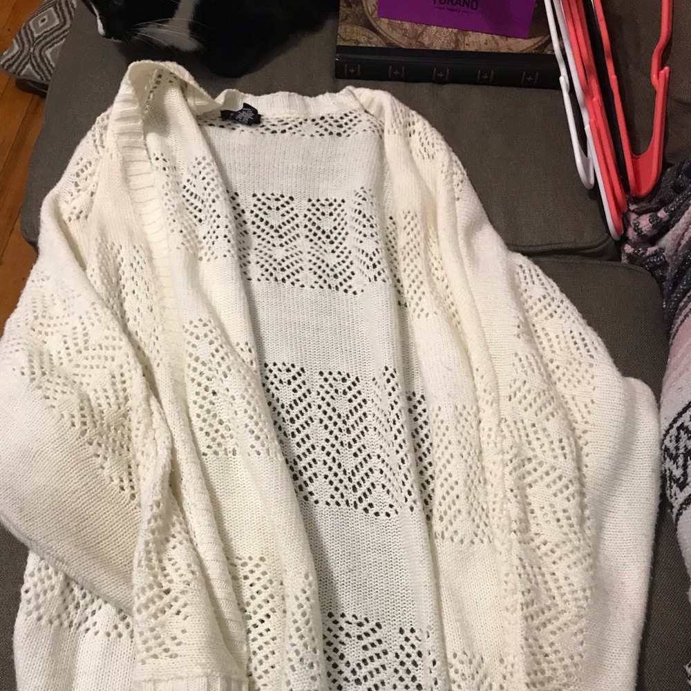 White Cardigan